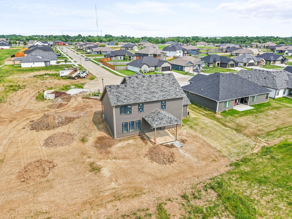 3321 Gray Birch Dr, Columbia, MO 65202 - aerial perspective of suburban area