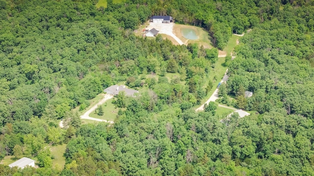 3111 E E W Snowy Hills Ln, Hartsburg, MO 65039 - view of property location with a heavily wooded area