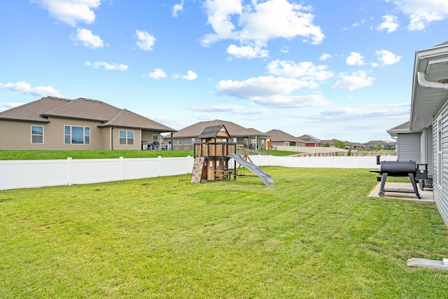 4841 Valley Forge Cir, Ashland, MO 65010 - view of yard with a playground and a residential view