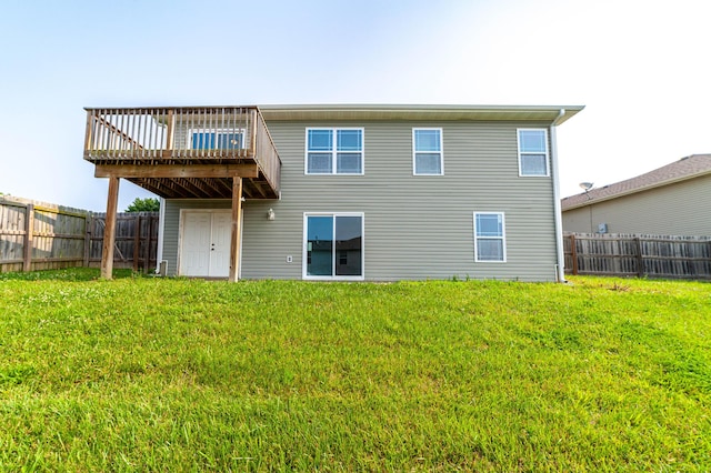 5506 Murfreesboro Dr, Columbia, MO 65201 - back of house with a wooden deck