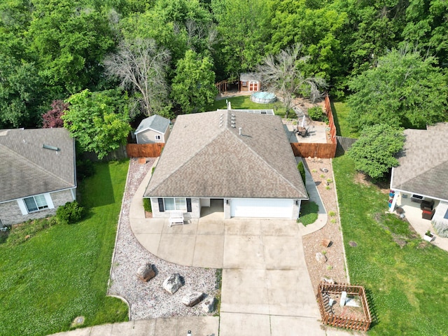1402 Jean Rae Dr, Columbia, MO 65203 - view from above of property