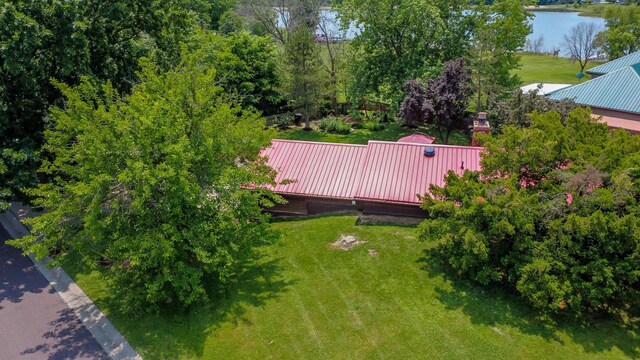 7901 N Chesley Dr, Columbia, MO 65202 - view from above of property featuring a large body of water