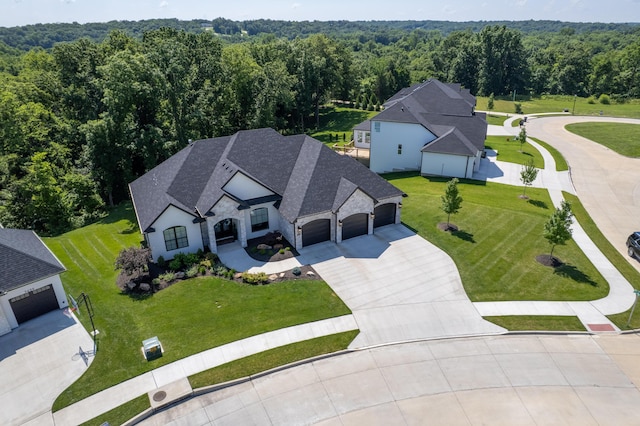 7501 Kirby Knowle Ct, Columbia, MO 65203 - view from above of property featuring a heavily wooded area