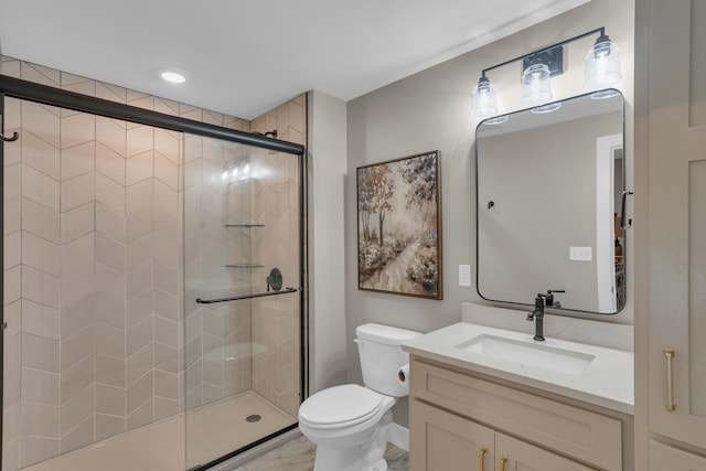 7501 Kirby Knowle Ct, Columbia, MO 65203 - full bathroom featuring a stall shower and vanity