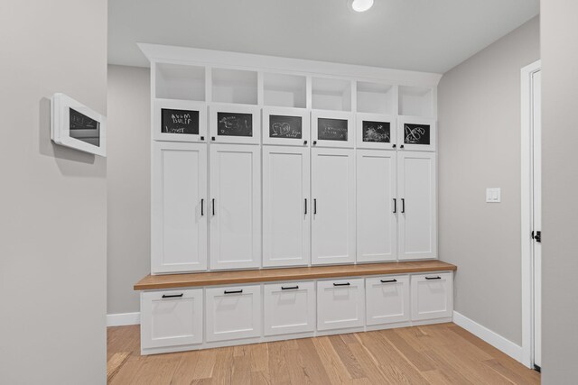 7305 Sella Ct, Columbia, MO 65203 - mudroom featuring light wood finished floors and baseboards
