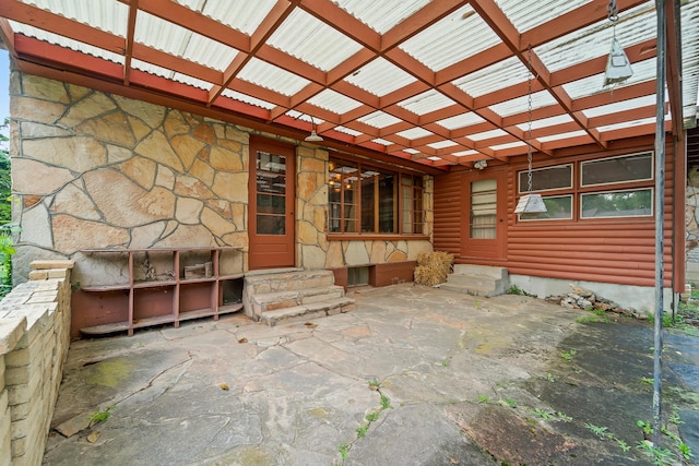 304 W Maple St, Auxvasse, MO 65231 - view of patio with entry steps