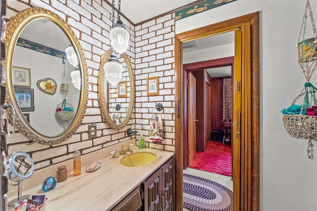 304 W Maple St, Auxvasse, MO 65231 - bathroom featuring vanity