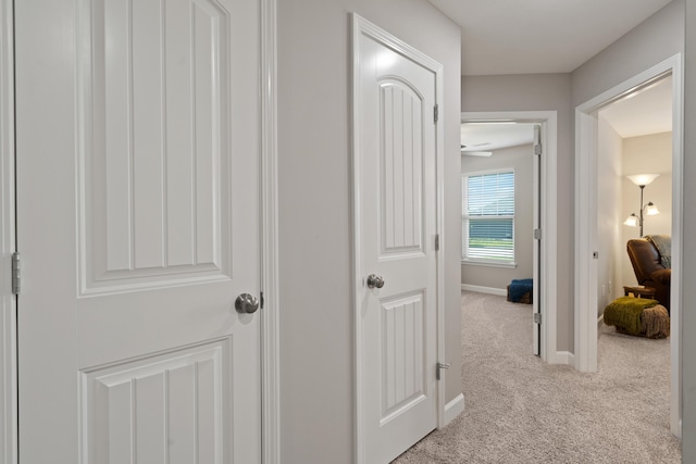 5817 Geyser Blvd, Columbia, MO 65202 - hallway featuring carpet flooring and baseboards