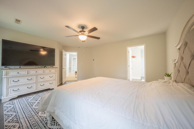10060 E David Allen Rd, Columbia, MO 65201 - bedroom with a ceiling fan