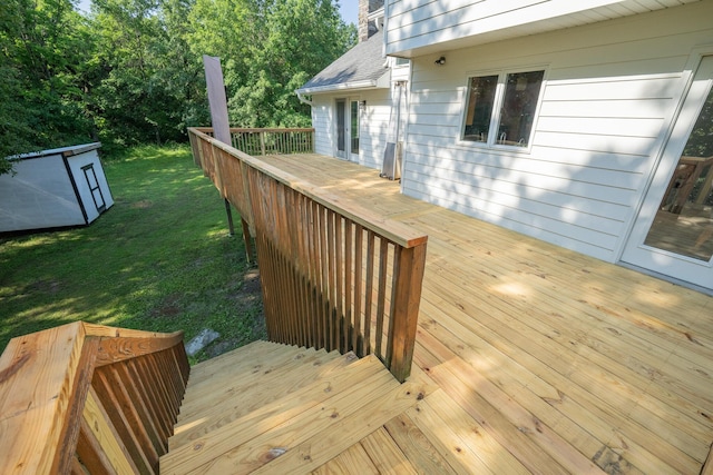 10060 E David Allen Rd, Columbia, MO 65201 - wooden deck with a yard