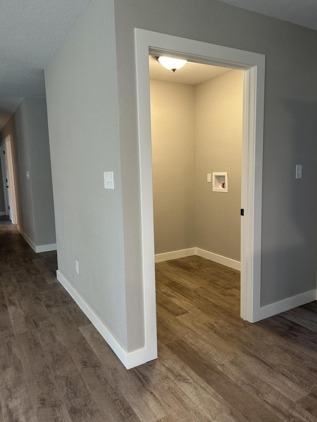 915 Colorado St, Jefferson City, MO 65109 - hall with dark wood-type flooring and baseboards