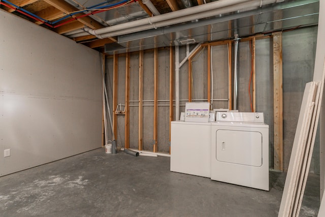 2016 Devonshire Dr, Columbia, MO 65203 - unfinished basement featuring washing machine and dryer