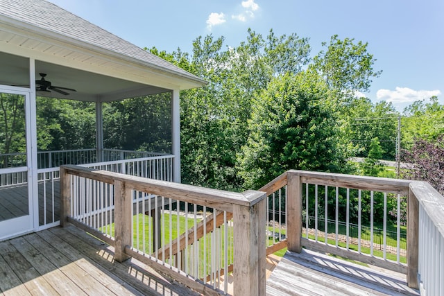 2016 Devonshire Dr, Columbia, MO 65203 - wooden terrace featuring ceiling fan