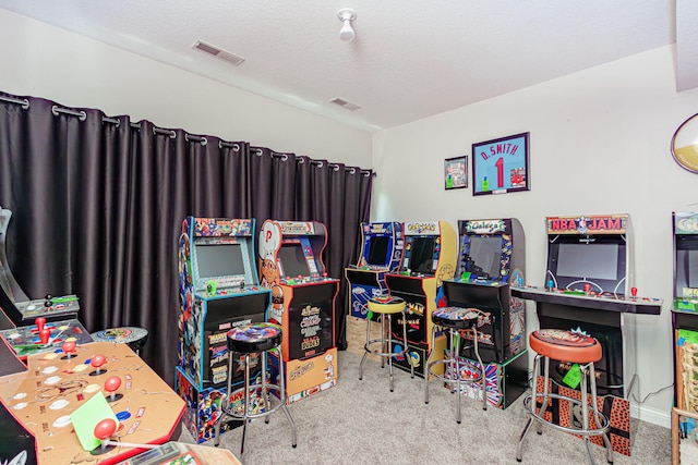 8801 S Ginn Ln, Columbia, MO 65201 - recreation room with carpet floors