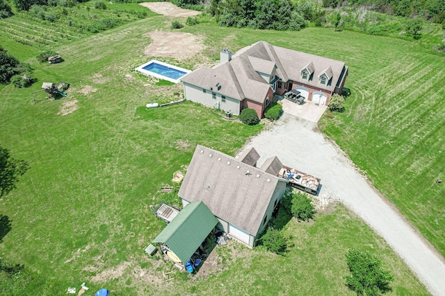 8801 S Ginn Ln, Columbia, MO 65201 - view from above of property