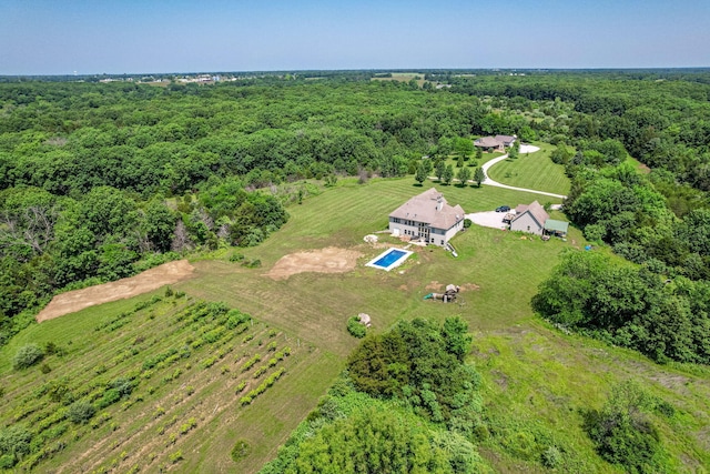 8801 S Ginn Ln, Columbia, MO 65201 - aerial view of a forest