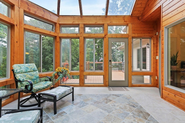 203 Foxwood Ct, Columbia, MO 65203 - sunroom / solarium with wood walls