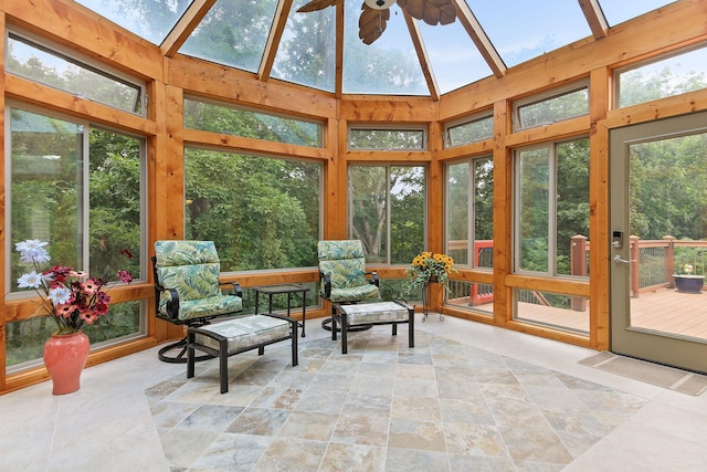 203 Foxwood Ct, Columbia, MO 65203 - sunroom with a skylight and a towering ceiling
