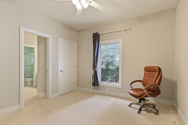 203 Foxwood Ct, Columbia, MO 65203 - unfurnished room featuring carpet flooring and ceiling fan