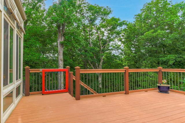 203 Foxwood Ct, Columbia, MO 65203 - view of wooden terrace