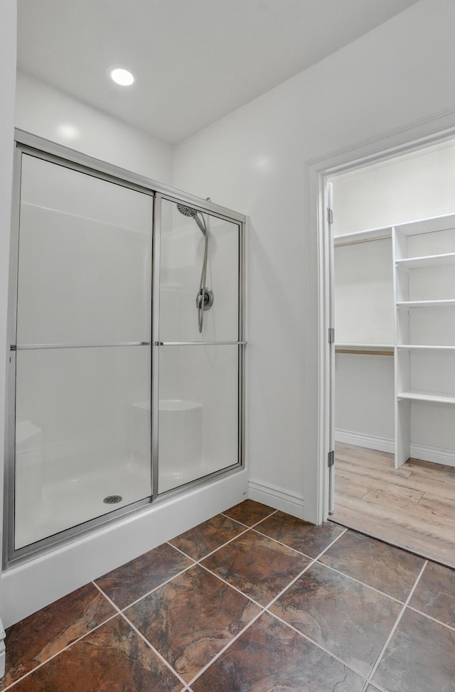 1600 Andretti Cir, Columbia, MO 65201 - full bathroom featuring a stall shower and recessed lighting
