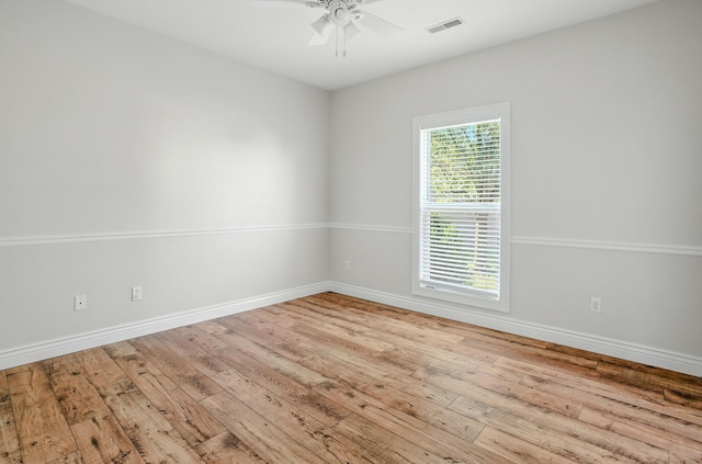 1600 Andretti Cir, Columbia, MO 65201 - empty room featuring a ceiling fan and hardwood / wood-style floors