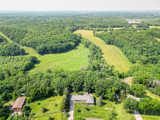 4705 Roemer Rd, Columbia, MO 65202 - drone / aerial view of a heavily wooded area