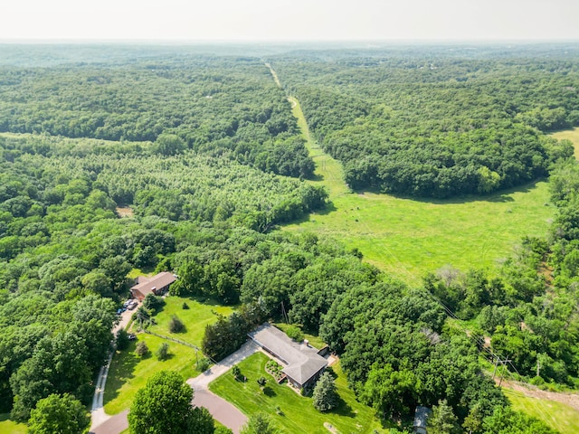 4705 Roemer Rd, Columbia, MO 65202 - aerial view of a heavily wooded area