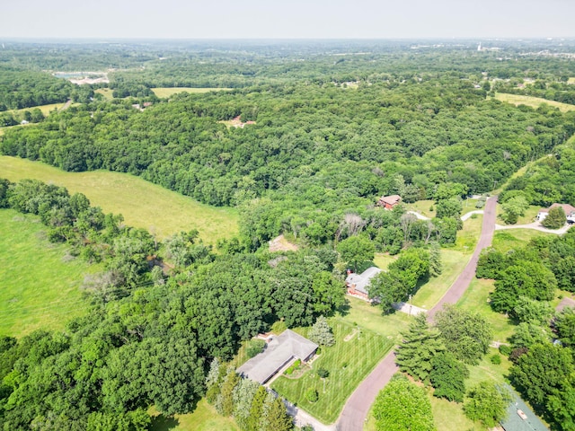 4705 Roemer Rd, Columbia, MO 65202 - drone / aerial view of a forest