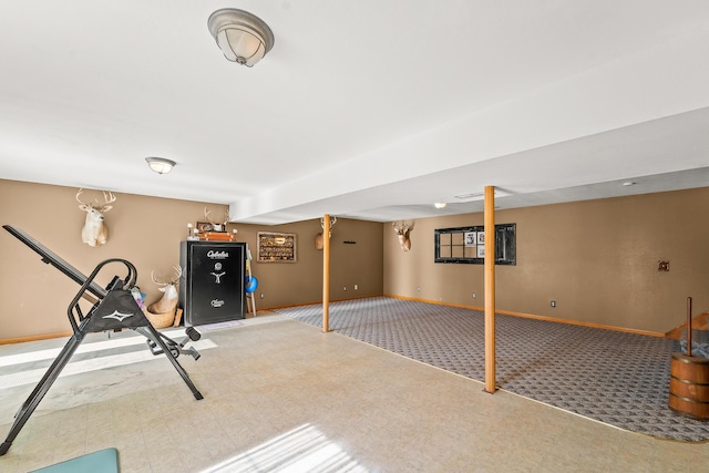 4604 County Road 115, Fulton, MO 65251 - exercise room featuring carpet flooring and baseboards