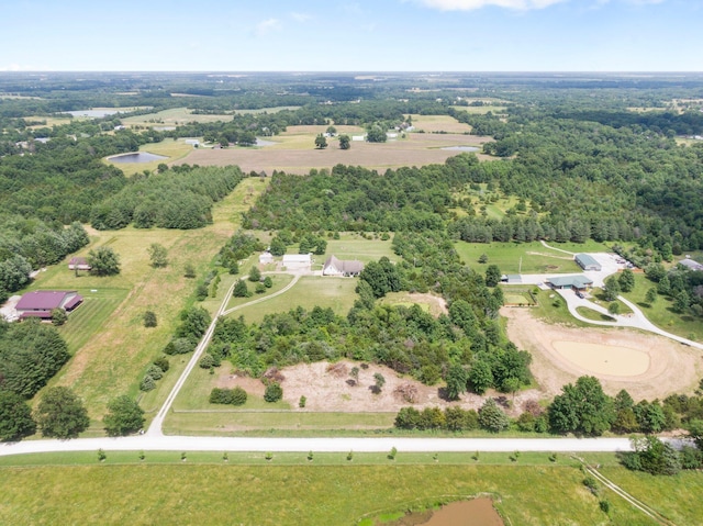 9050 Hartley Rd, Hallsville, MO 65255 - aerial view of property's location featuring rural landscape