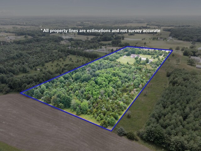9050 Hartley Rd, Hallsville, MO 65255 - view of property location featuring property boundaries highlighted