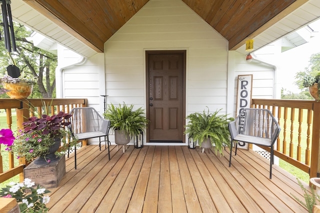 1001 Randolph St, Glasgow, MO 65254 - view of wooden porch