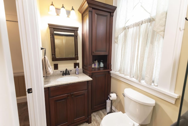 1001 Randolph St, Glasgow, MO 65254 - bathroom featuring vanity and toilet