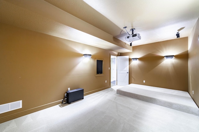 3903 Foxcreek Way, Columbia, MO 65203 - carpeted home theater room with baseboards