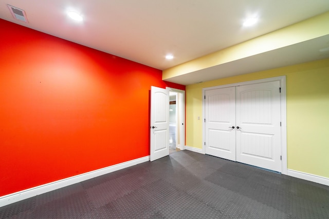 3903 Foxcreek Way, Columbia, MO 65203 - unfurnished bedroom with recessed lighting and a closet