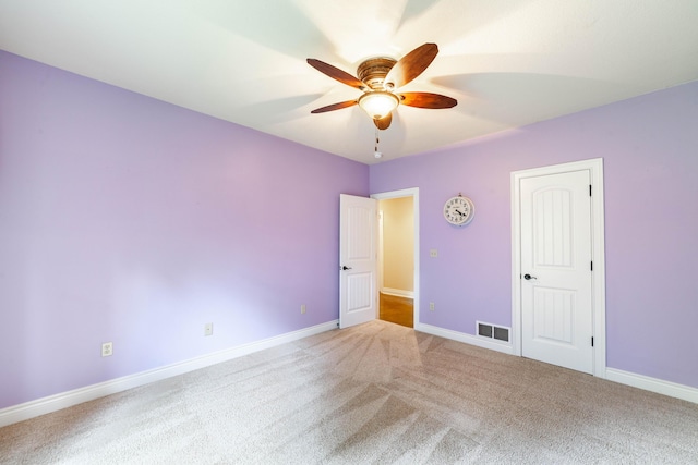 3903 Foxcreek Way, Columbia, MO 65203 - unfurnished bedroom featuring carpet flooring and ceiling fan