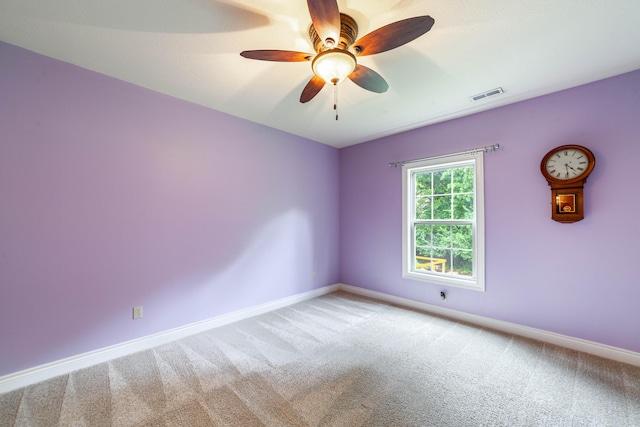 3903 Foxcreek Way, Columbia, MO 65203 - spare room with carpet floors and ceiling fan