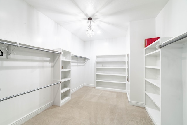 3903 Foxcreek Way, Columbia, MO 65203 - spacious closet with carpet floors and a chandelier