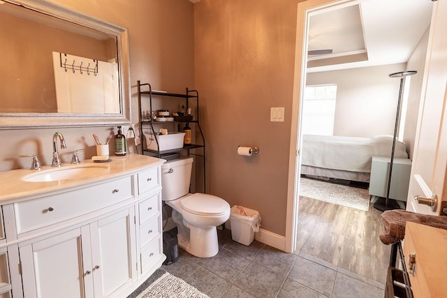 3045 State Rd, Aa, Holts Summit, MO 65043 - bathroom with vanity, tile patterned floors, and ensuite bath