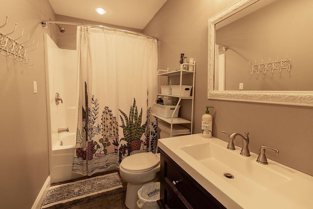 3045 State Rd, Aa, Holts Summit, MO 65043 - full bathroom featuring shower / bath combo and vanity