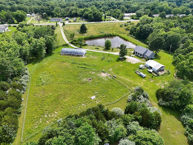 3045 State Rd, Aa, Holts Summit, MO 65043 - aerial view of sparsely populated area with a large body of water