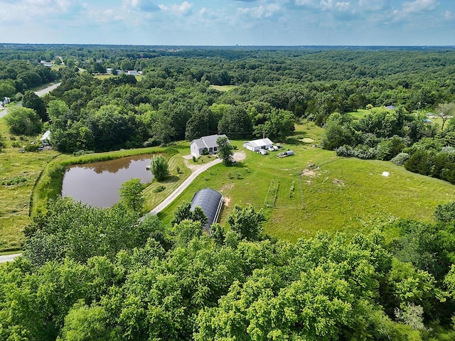 3045 State Rd, Aa, Holts Summit, MO 65043 - bird's eye view of a forest and a large body of water