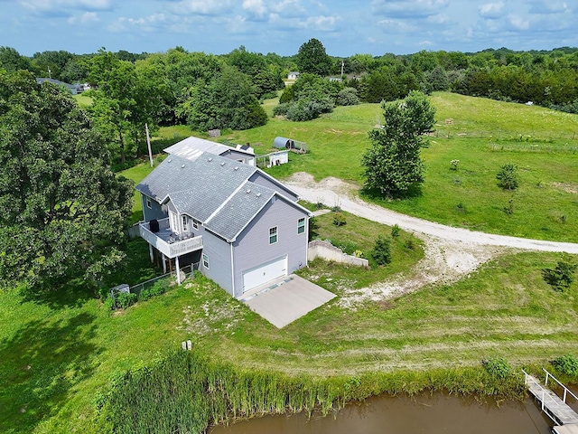 3045 State Rd, Aa, Holts Summit, MO 65043 - aerial view of property and surrounding area with a large body of water