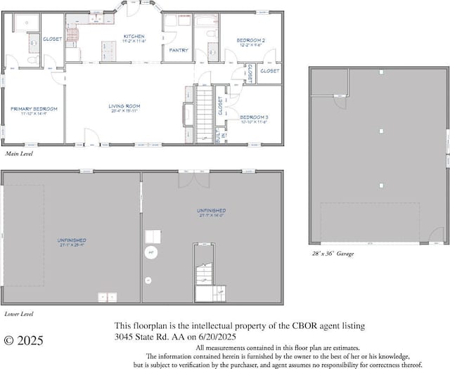 3045 State Rd, Aa, Holts Summit, MO 65043 - view of floor plan / room layout