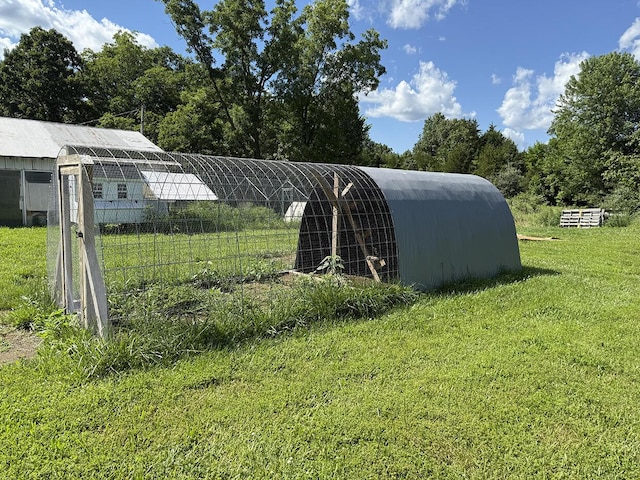 3045 State Rd, Aa, Holts Summit, MO 65043 - view of poultry coop featuring a lawn