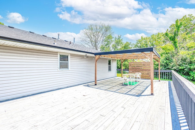 4741 E N Rte E, Columbia, MO 65202 - view of wooden deck