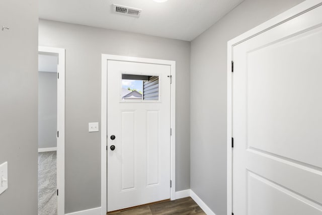 3306 Tuscany, Columbia, MO 65202 - foyer with baseboards and dark wood-style floors