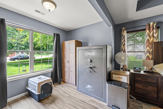 6610 Chrissula Ln, Columbia, MO 65203 - bedroom with multiple windows and light wood-type flooring