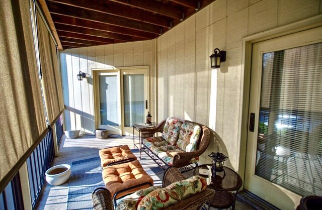 1902 Park Deville Pl, Columbia, MO 65203 - balcony featuring outdoor lounge area